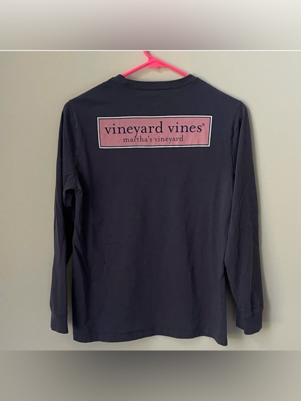 Vineyard Vines Graphic Long Sleeve Tee - Boys Large (16)